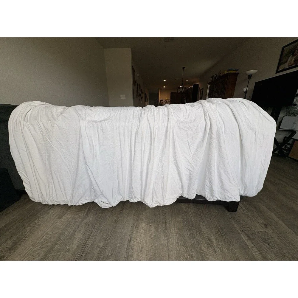 Pottery Barn Honeycomb Cotton Duvet Cover W/ Sham King/Cal King Pls Read Details